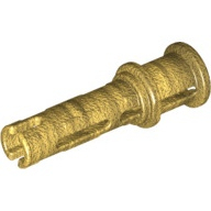 Lego pin velký dutý délka 3L, zlatá (6285441, 6287672)